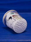 Minoru наперсток Crane, винтажный, коллекционный, Thimble Collectors Club