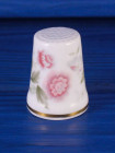 Minton наперсток Spring Bouquet, винтажный, коллекционный, фарфоровый, Thimble Collectors Club