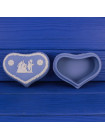 Коллекционная винтажная шкатулка в форме сердца от Wedgwood