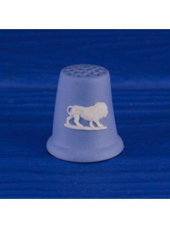 Редкий коллекционный наперсток Лев (Leo) серии Знаки Зодиака от Wedgwood