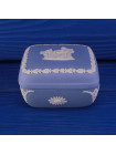 Редкая коллекционная винтажная шкатулка квадратной формы от Wedgwood