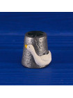 Коллекционный наперсток из пьютера The Goose and The Golden Eggs с подвижной фигуркой гуся, подняв которую вы увидите золотое яйцо, от Warwick Models