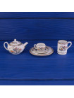 Редкое винтажное миниатюрное трио дизайна Kutani Crane от Wedgwood