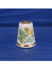 Винтажный коллекционный английский наперсток The Flower of the Year Buttercup  (Цветок Года 1986 Лютик) от Spode. Англия, 1986 год