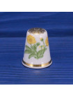 Винтажный коллекционный английский наперсток The Flower of the Year Buttercup  (Цветок Года 1986 Лютик) от Spode. Англия, 1986 год