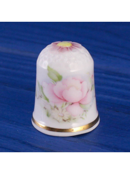 Elysian наперсток Waterlily, винтажный, коллекционный, Thimble Collectors Club, в оригинальной коробочке с брошюрой