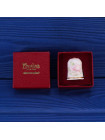 Elysian наперсток Waterlily, винтажный, коллекционный, Thimble Collectors Club, в оригинальной коробочке с брошюрой