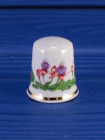 DuBarry наперсток Fuchsias, винтажный, коллекционный, фарфоровый, Thimble Collectors Club, Франция, 1990-е годы