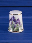 Коллекционный винтажный наперсток Iris от Suizan, Thimble Collectors Club, Япония, 1980-е годы, в коробочке