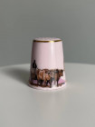 Коллекционный винтажный наперсток Harvest Time, изготовленный H & C Chodov специально для Thimble Collectors Club. Чехословакия, 1989 год