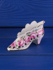 Coalport туфелька Rose Cluster, миниатюрная, винтажная, коллекционная, декоративная