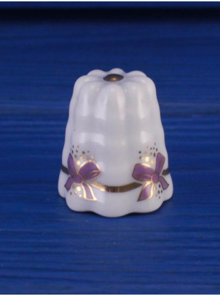 Zehendner наперсток Petticoat, винтажный, коллекционный, фарфоровый, Thimble Collectors Club