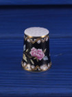 Mino наперсток Oriental Splendour, винтажный, коллекционный, Thimble Collectors Club, в оригинальной коробочке с брошюрой