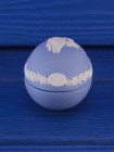 Wedgwood шкатулка в форме яйца, винтажная, бисквитный фарфор, джаспер
