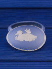 Wedgwood шкатулка в форме яйца, винтажная, бисквитный фарфор, джаспер
