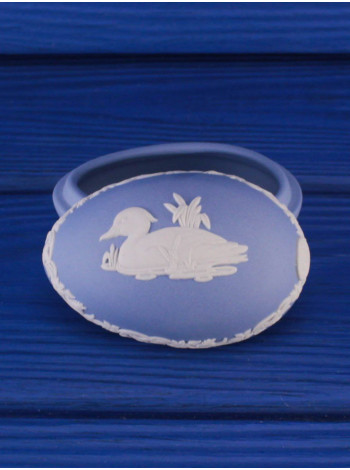 Wedgwood шкатулка в форме яйца, винтажная, бисквитный фарфор, джаспер