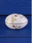 Wedgwood шкатулка в форме яйца Wild Strawberry, винтажная, фарфоровая