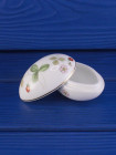 Wedgwood шкатулка в форме яйца Wild Strawberry, винтажная, фарфоровая
