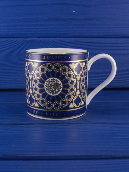 Wedgwood кружка для чая и кофе, винтажная, фарфоровая, бриллиантовая свадьба Елизаветы II