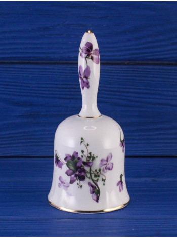 Колокольчик с изображением фиалок дизайна Victorian Violets от Hammersley