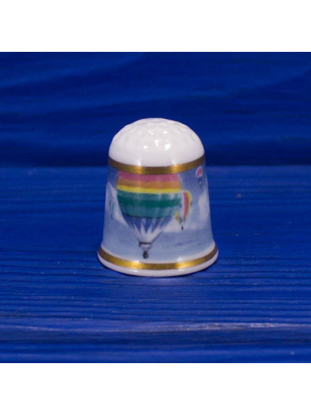 Coalport наперсток Balloons винтажный, коллекционный, фарфоровый, Thimble Collectors Club