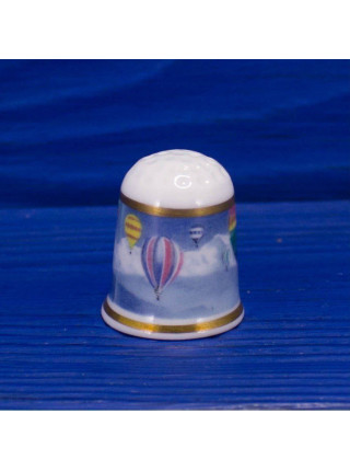 Coalport наперсток Balloons винтажный, коллекционный, фарфоровый, Thimble Collectors Club