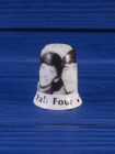Винтажный коллекционный наперсток Fab Four с изображением солистов группы Beatles (Биттлз)