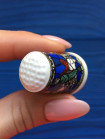 Westbury Studio наперсток The Road to Canterbury, Thimble Collectors Club, винтажный, коллекционный, Уэльс, 1987 год