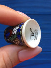 Westbury Studio наперсток The Road to Canterbury, Thimble Collectors Club, винтажный, коллекционный, Уэльс, 1987 год