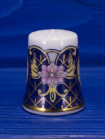 Takuya наперсток Peacock, коллекционный, винтажный, фарфоровый, Thimble Collectors Club, Япония, 1994 год