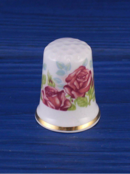 Princess Royale наперсток Royal Rose, винтажный, коллекционный, фарфоровый, Thimble Collectors Club