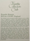 Princess Royale наперсток Royal Rose, винтажный, коллекционный, фарфоровый, Thimble Collectors Club