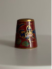 Наперсток Cloisonne, клуазоне, перегородчатая эмаль, винтажный, коллекционный