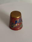 Наперсток Cloisonne, клуазоне, перегородчатая эмаль, винтажный, коллекционный