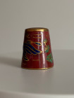 Наперсток Cloisonne, клуазоне, перегородчатая эмаль, винтажный, коллекционный
