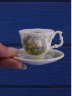 Коллекционная миниатюрная чайная пара Spring (Весна) от Royal Doulton с иллюстрациями  Jill Barklem (Джилл Барклем), (Brambly Hedge) Ежевичная Поляна