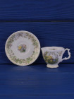 Коллекционная миниатюрная чайная пара Spring (Весна) от Royal Doulton с иллюстрациями  Jill Barklem (Джилл Барклем), (Brambly Hedge) Ежевичная Поляна
