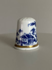 Royal Worcester наперсток Cannon Ball, винтажный, фарфоровый, коллекционный