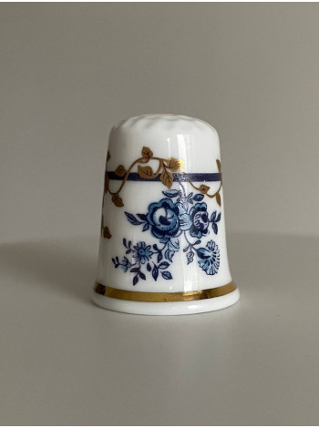 Винтажный коллекционный наперсток Dry Blue Flowers от Royal Worcester