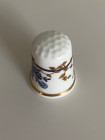 Винтажный коллекционный наперсток Dry Blue Flowers от Royal Worcester