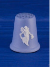 Редкий коллекционный наперсток Floral Girl (Цветочница) от Wedgwood