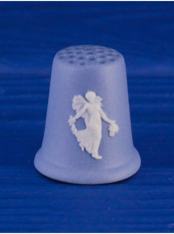 Редкий коллекционный наперсток Floral Girl (Цветочница) от Wedgwood