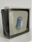 Wedgwood наперсток Spinner, Прядильщица, винтажный, коллекционный, бисквитный фарфор, джаспер, в оригинальной коробочке