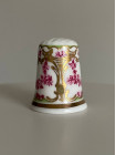 Винтажный коллекционный наперсток Pink Garlands от Royal Worcester