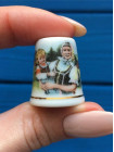 Bernadotte наперсток Mother and Child, коллекционный, винтажный, Thimble Collectors Club, Чехословакия, 1993 год