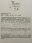Коллекционный винтажный наперсток в форме сердца Convolvulus (Heart-Shaped Flower), изготовленный Sutherland, с автографом художника. Англия, 1994 год