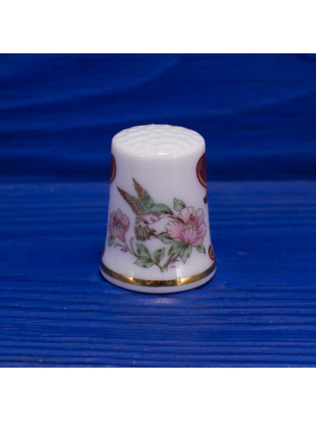 Kudo наперсток Hummingbird, винтажный, коллекционный, фарфоровый, Thimble Collectors Club