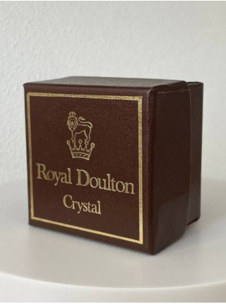 Винтажный коллекционный наперсток из хрусталя от Royal Doulton, в оригинальной коробочке