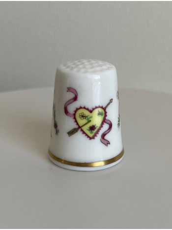 Винтажный коллекционный наперсток Sweetheart от Royal Worcester