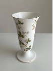 Wedgwood ваза Wild Strawberry для цветов и сухоцветов, винтажная, фарфоровая